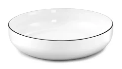 Assiette à pâtes rond blanc porcelaine Ø 20 cm Yaka - MEDARD DE NOBLAT Best