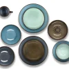 MEDARD DE NOBLAT Assiette à pâtes rond bronze grès émaillé Ø 18 cm Feeling New