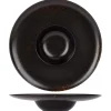 Assiette à pâtes rond noir porcelaine Ø 30 cm Etna - PROOF Best