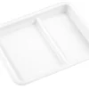 Assiette régithermie rectangulaire blanc porcelaine culinaire 24x19 cm Regithermie - enova Sale