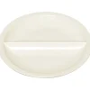 RAK Assiette régithermie rond ivoire porcelaine vitrifiée Ø 22,8 cm Hospital Outlet