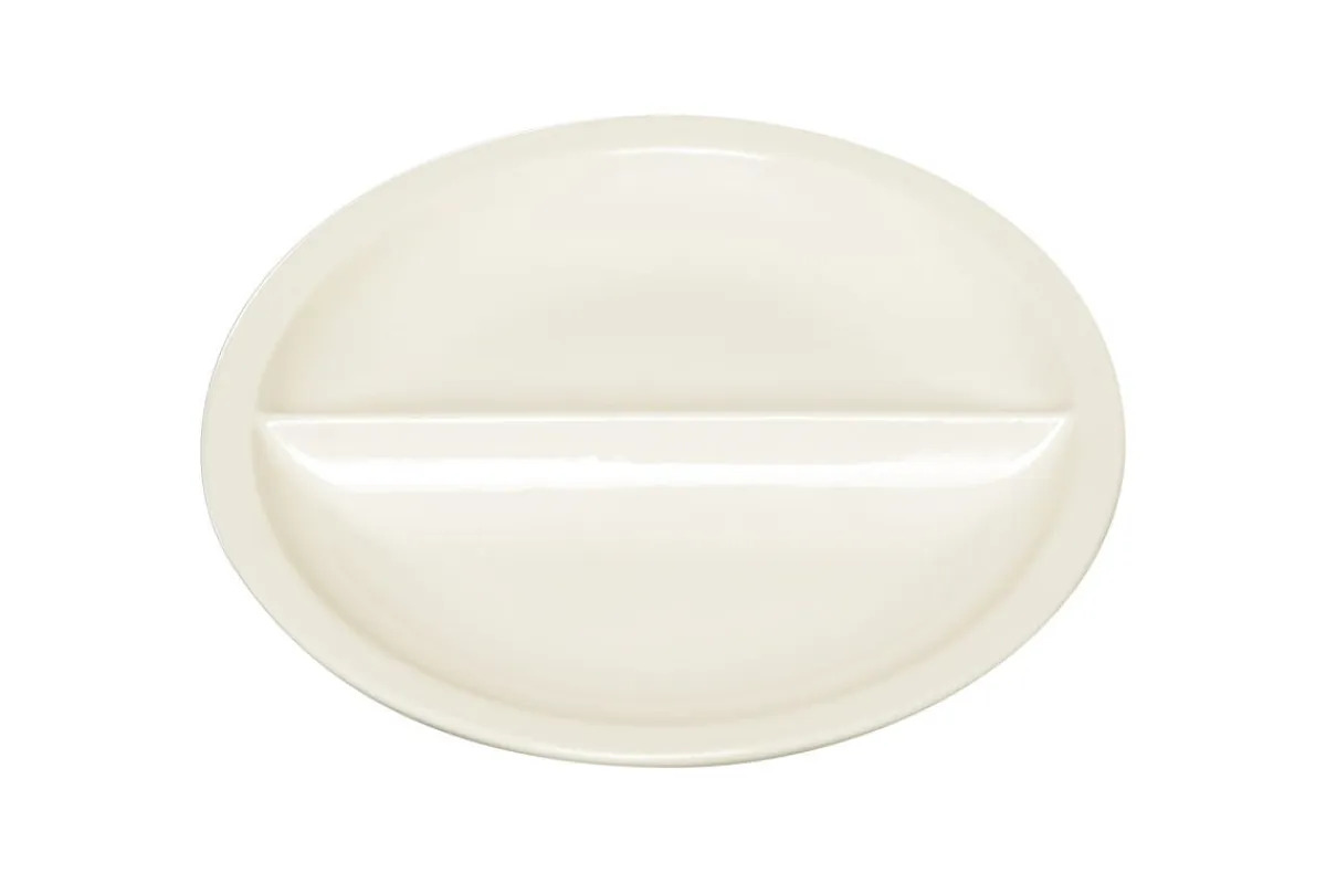 RAK Assiette régithermie rond ivoire porcelaine vitrifiée Ø 22,8 cm Hospital Outlet