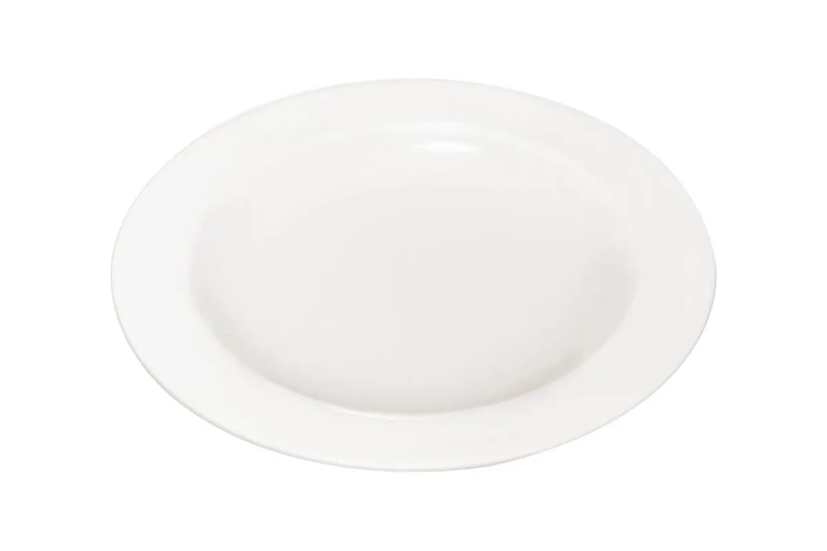 RAK Assiette régithermie rond ivoire porcelaine vitrifiée Ø 22,8 cm Hospital Hot