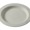 Assiette rond Blanc Coton fibre végétale Ø 13,4 cm Liliroc - SAINT ROMAIN Best