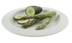 SAINT ROMAIN Assiette rond Blanc Coton fibre végétale Ø 23 cm Liliroc Best