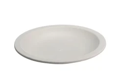 SAINT ROMAIN Assiette rond blanc fibre végétale Ø 13,4 cm Lilitouch Online