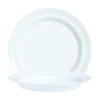 Assiette rond blanc verre opal Ø 23,5 cm Autonomy - ARCOROC Discount