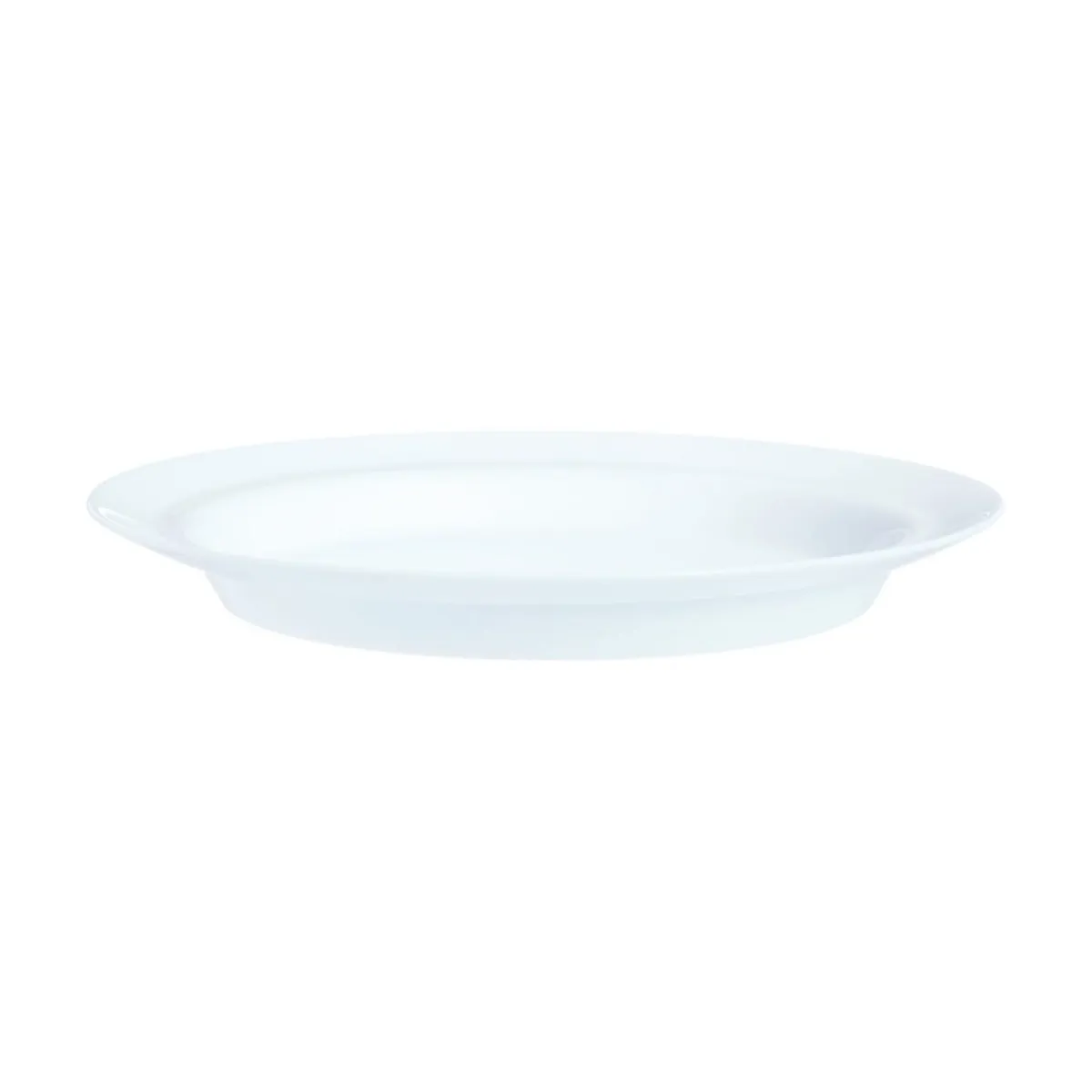 Assiette rond blanc verre opal Ø 23,5 cm Autonomy - ARCOROC Discount