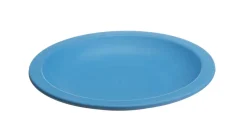 Assiette rond bleu fibre végétale Ø 13,4 cm Lilitouch - SAINT ROMAIN Hot