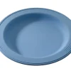 Assiette rond bleu fibre végétale Ø 23 cm Lilitouch - SAINT ROMAIN Hot