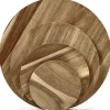 Assiette rond brun acacia Ø 26 cm Dune - SERAX Clearance