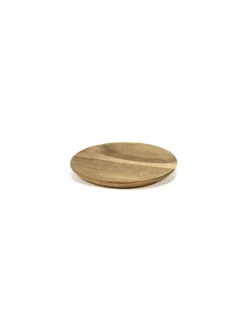 Assiette rond brun acacia Ø 14,8 cm Dune - SERAX Discount