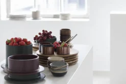 SERAX Assiette rond brun acacia Ø 20 cm Dune Online