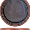 Assiette rond brun porcelaine Ø 22 cm Elements Maroon - PROOF New