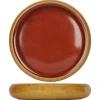 Assiette rond jaune porcelaine Ø 22 cm Elements Mustard - PROOF Outlet