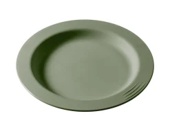 SAINT ROMAIN Assiette rond vert fibre végétale Ø 18 cm Liliroc Outlet