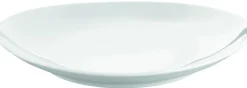Assiette à steak ovale blanc porcelaine culinaire 23x20,5 cm - PILLIVUYT Clearance