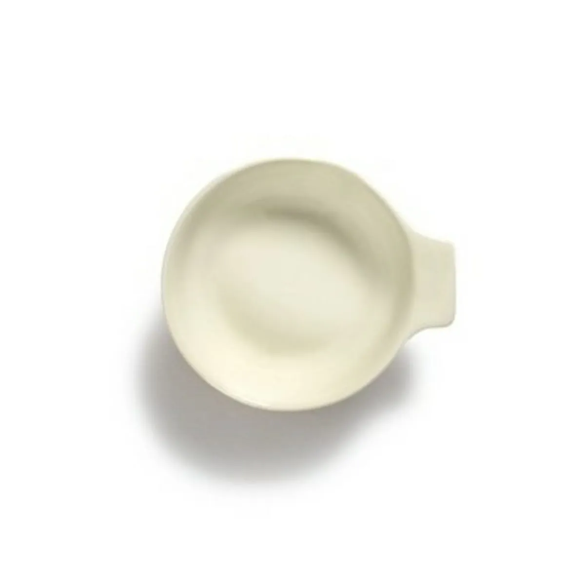 SERAX Assiette à tapas rond blanc swirl - stripes rouge grès émaillé Ø 7,5 cm Feast By Ottolenghi Outlet