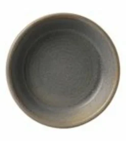 Assiette à tapas rond gris porcelaine Ø 11,8 cm Evo Granite - DUDSON Outlet
