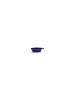 Assiette à tapas rond lapis lazuli swirl - stripes blancs grès émaillé Ø 7,5 cm Feast By Ottolenghi - SERAX