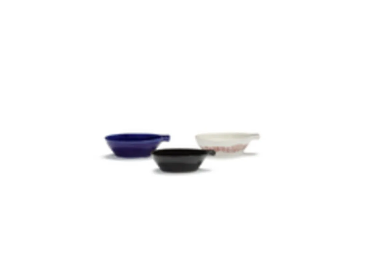 SERAX Assiette à tapas rond noir grès émaillé Ø 7,5 cm Feast By Ottolenghi Discount