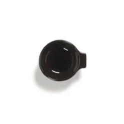 SERAX Assiette à tapas rond noir grès émaillé Ø 7,5 cm Feast By Ottolenghi Discount