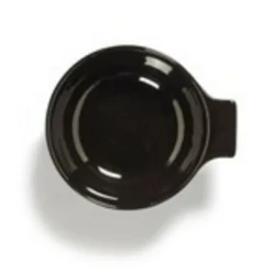 Assiette à tapas rond noir grès émaillé Ø 11 cm Feast By Ottolenghi - SERAX Online
