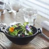 Assiette wok rond noir porcelaine culinaire Ø 20 cm Belle Cuisine - REVOL Discount