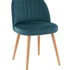 FLEXMOB Assise de chaise bleu pétrole 43x49x55 cm Emile
