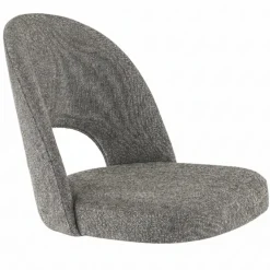 Assise de chaise gris foncé 43x49 cm Ginette - FLEXMOB Outlet