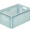 Bac ajouré Sans couvercle gris plastique 60x40x27 cm 51,9 L fond ajouré parois ajourées - Aucune Outlet