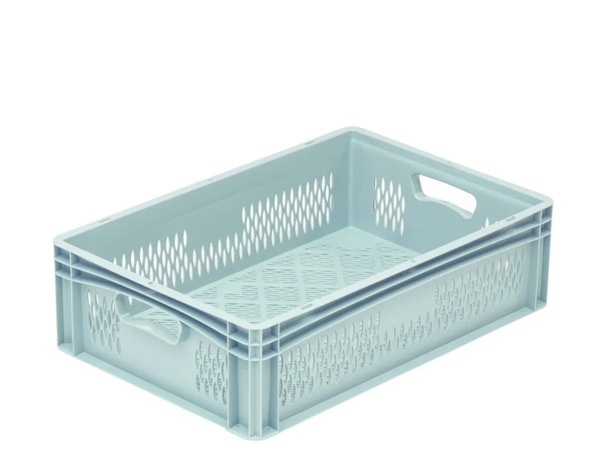 Aucune Bac ajouré Sans couvercle gris plastique 60x40x17 cm 33,1 L fond ajouré parois ajourées Outlet
