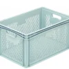 Aucune Bac ajouré Sans couvercle gris plastique 60x40x32 cm 62 L fond ajouré parois ajourées Online