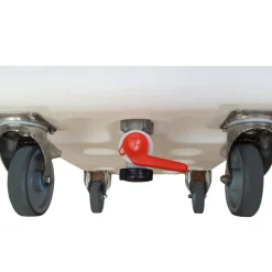 GILAC Bac autoporteur plastique blanc 120x80x80,5 cm 310 L Sans couvercle Avec roues Online