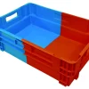 Bac bleu plastique 60x40x18,4 cm 34 L fond plein parois pleines - GILAC Hot