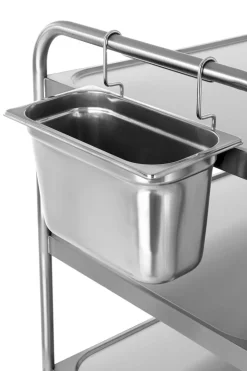 Bac à déchets inox 42x20x25 cm - TOURNUS Sale