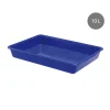 GILAC Bac de transfert Sans couvercle noir plastique 54x38,5x8 cm 10 L fond plein parois pleines Discount
