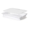 Bac à diviseuse Sans couvercle blanc plastique 60x40x8,2 cm 13 L fond plein parois pleines - GILAC Sale