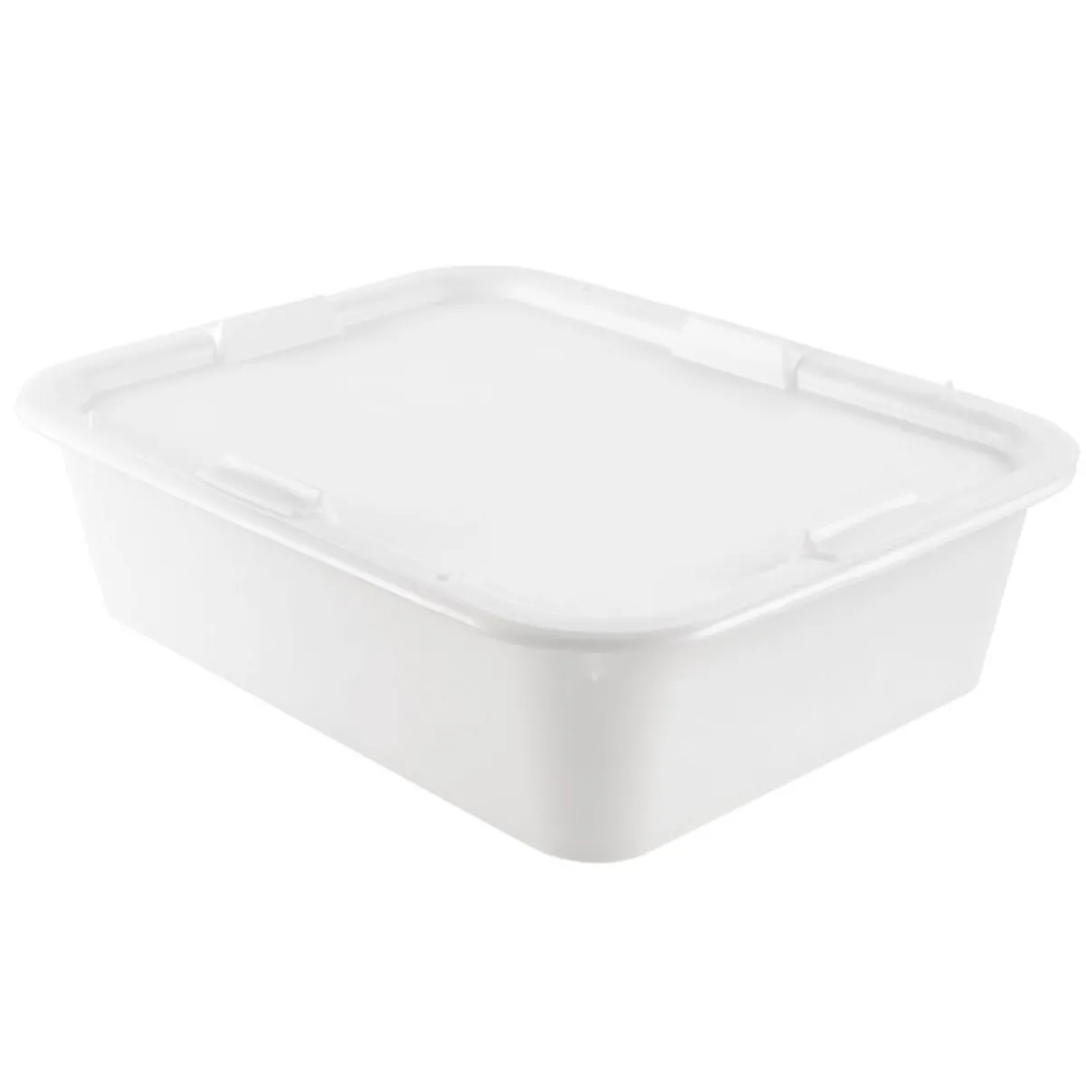 GILAC Bac à diviseuse Sans couvercle blanc plastique 53x41x14 cm 20 L fond plein parois pleines
