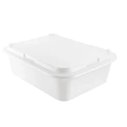 GILAC Bac à diviseuse Sans couvercle blanc plastique 53x41x14 cm 20 L fond plein parois pleines
