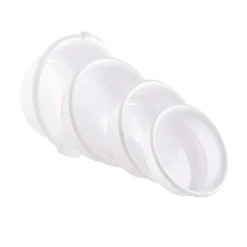 Bac à diviseuse Sans couvercle blanc plastique 16 cm 19 L fond plein parois pleines - GILAC Sale