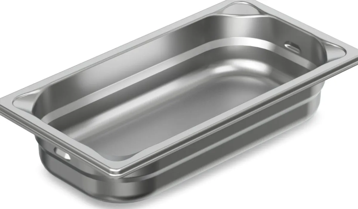 Bac GN 1/3 inox 18/10 P15 cm 5,6 L - PUJADAS Sale