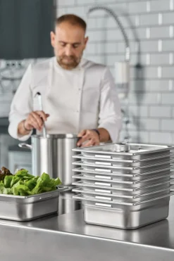 Bac GN 1/3 inox 18/10 P15 cm 5,6 L - PUJADAS Sale