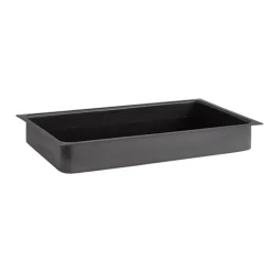 Bac GN1/1 polystyrène (ps) noir 51,5x31x6 cm Valo - APS New