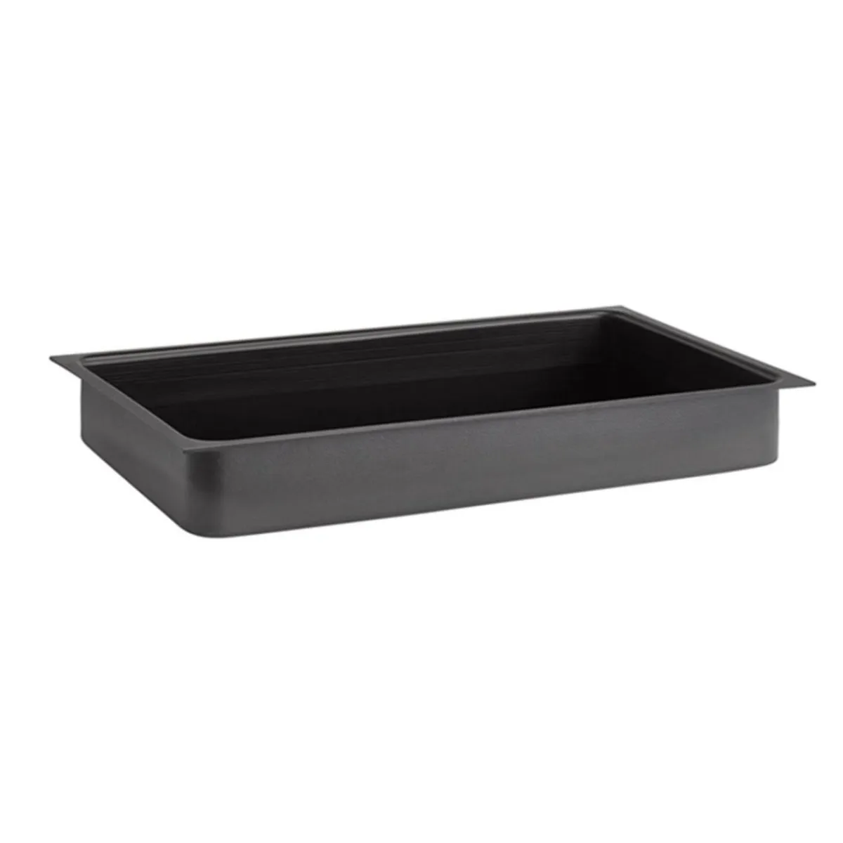Bac GN1/1 polystyrène (ps) noir 51,5x31x6 cm Valo - APS New