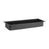APS Bac gn2/4 polystyrène (ps) noir 51,5x15x6 cm Valo New