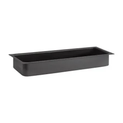 APS Bac gn2/4 polystyrène (ps) noir 51,5x15x6 cm Valo New