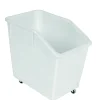 GILAC Bac à ingrédients plastique blanc 66x40x62,5 cm 80 L Sans couvercle Avec roues Clearance