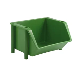 Bac à ingrédients plastique vert 52,5x42,5x31,5 cm Sans couvercle - GILAC