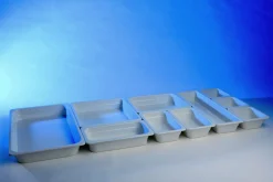 APS Bac mélamine blanc 53x32,5x10 cm 10,6 L Ecoline Discount